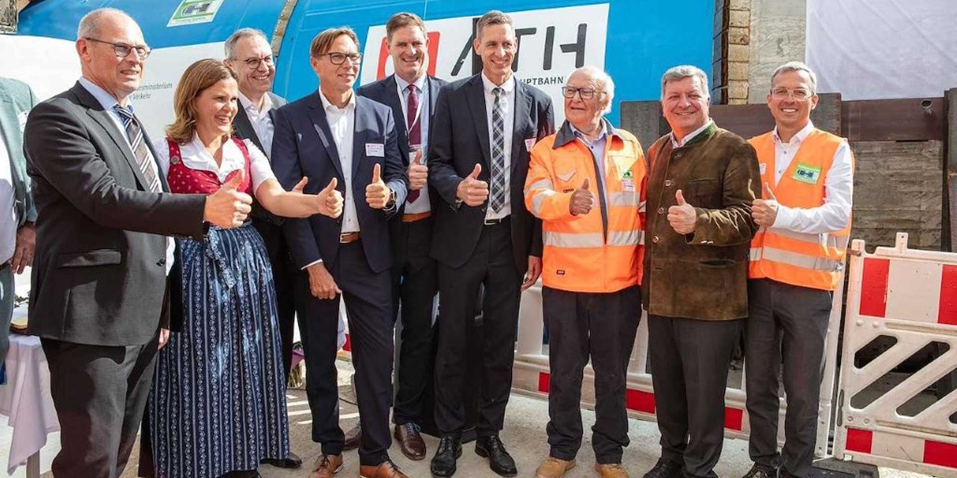 Erster maschineller Tunnelvortrieb für die 2. Stammstrecke München erfolgreich gestartet