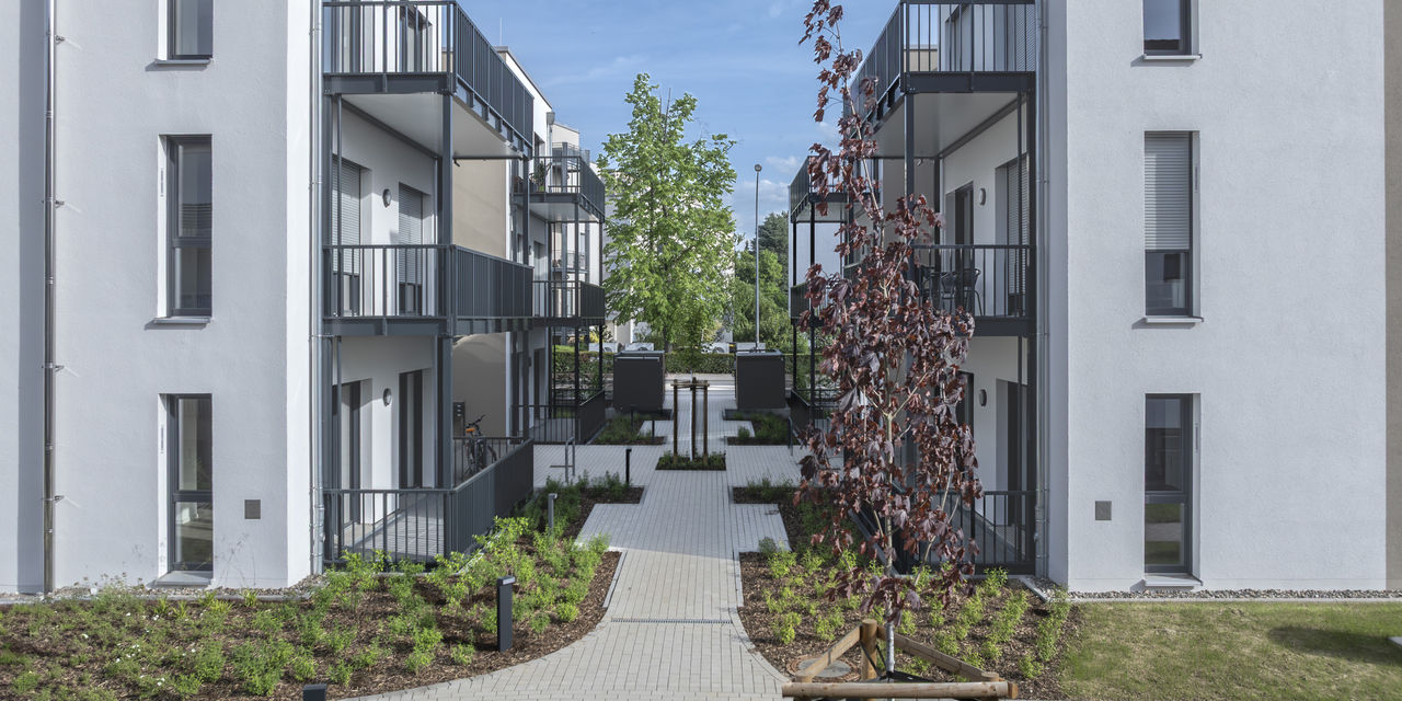 Euskirchen, 6 Punkthäuser mit Kellergeschoss