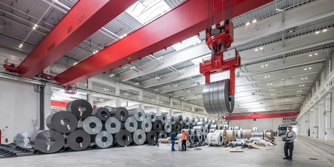 Produktionshalle Stahlo