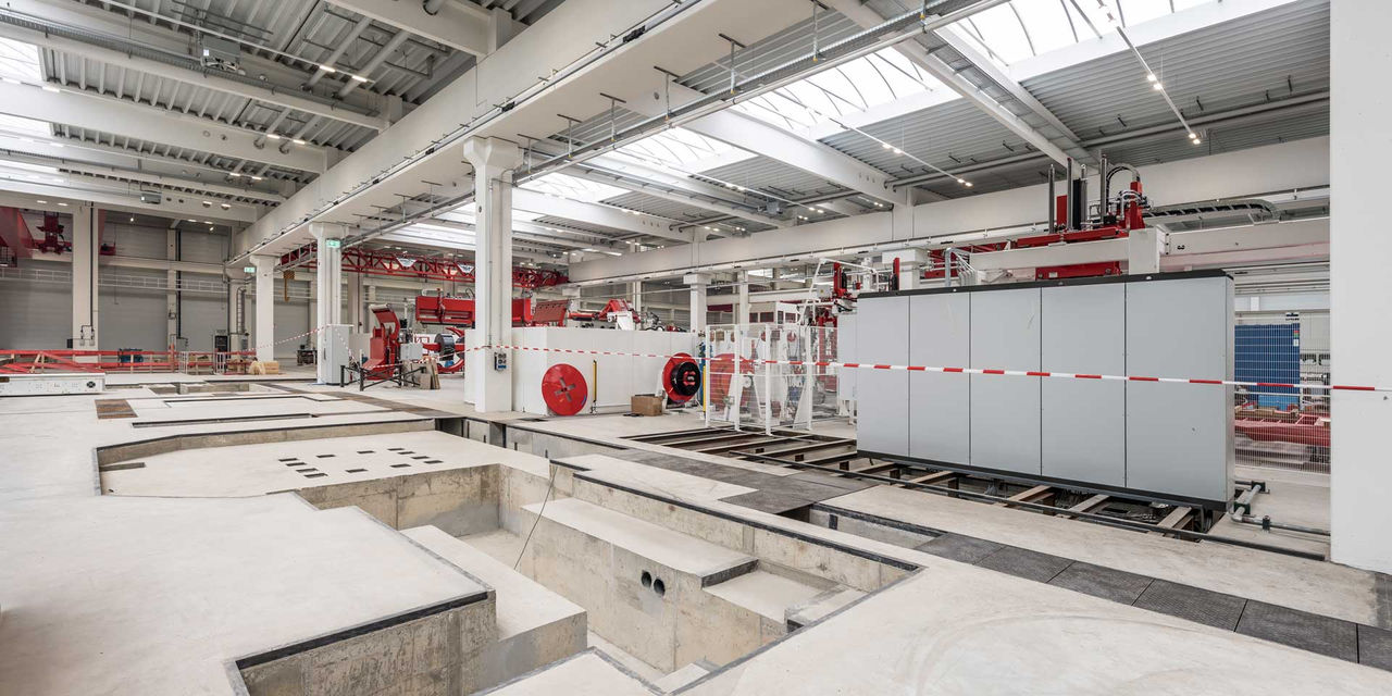 Produktionshalle Stahlo