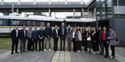 News Die deutsche Handelskammer in China organisiert Besichtigung der Magnetschwebebahn von Max Bögl in Chengdu