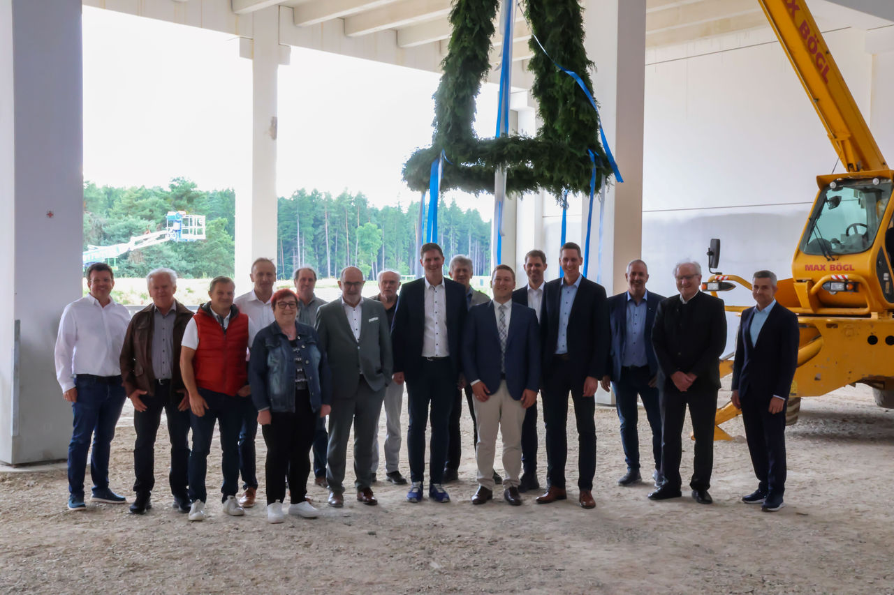 Richtfest bei Max Bögl