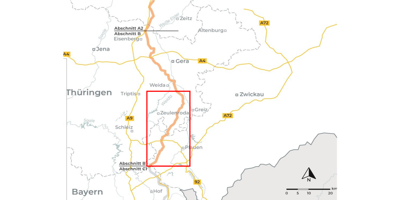 Energietrassen-Projekt SuedOstLink: Firmengruppe Max Bögl erhält Großauftrag für rund 45 Kilometer Tiefbauarbeiten in Thüringen und Sachsen