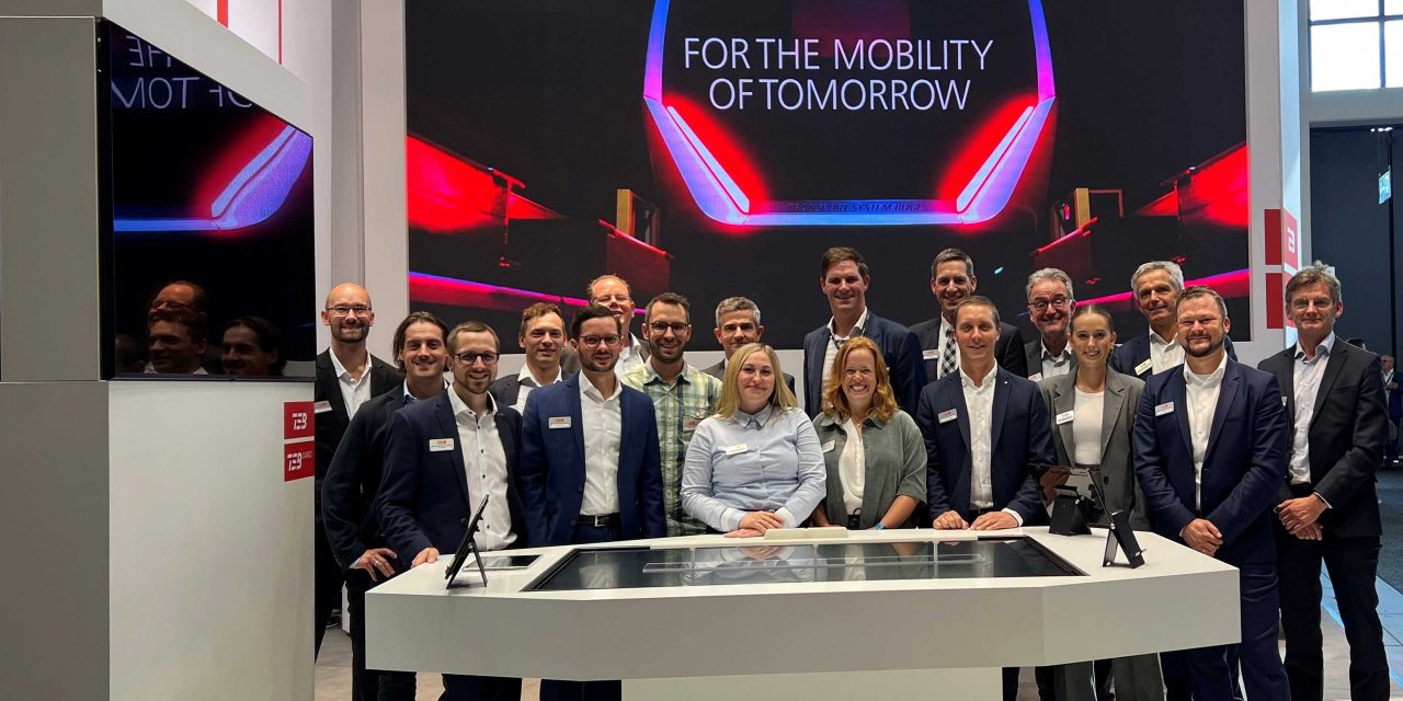 Messestand Max Bögl auf der Inno Trans