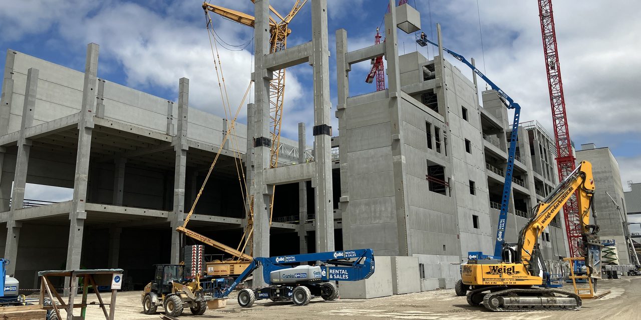Firmengruppe Max Bögl baut neue Montagehallen in München