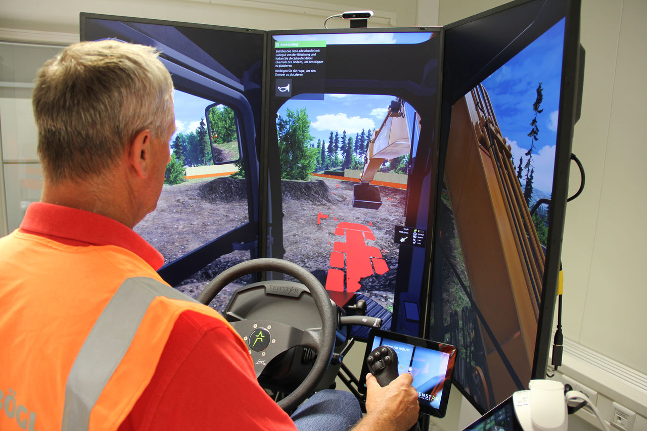 Firmengruppe Max Bögl
Simulator, tauernfeld, ausbildung, fortschrittlich, fortschritt, ausbildungszentrum, bögler, ausbilder