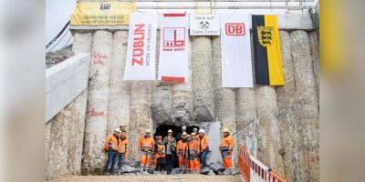 Tunnel der Großen Wendlinger Kurve fertig gegraben