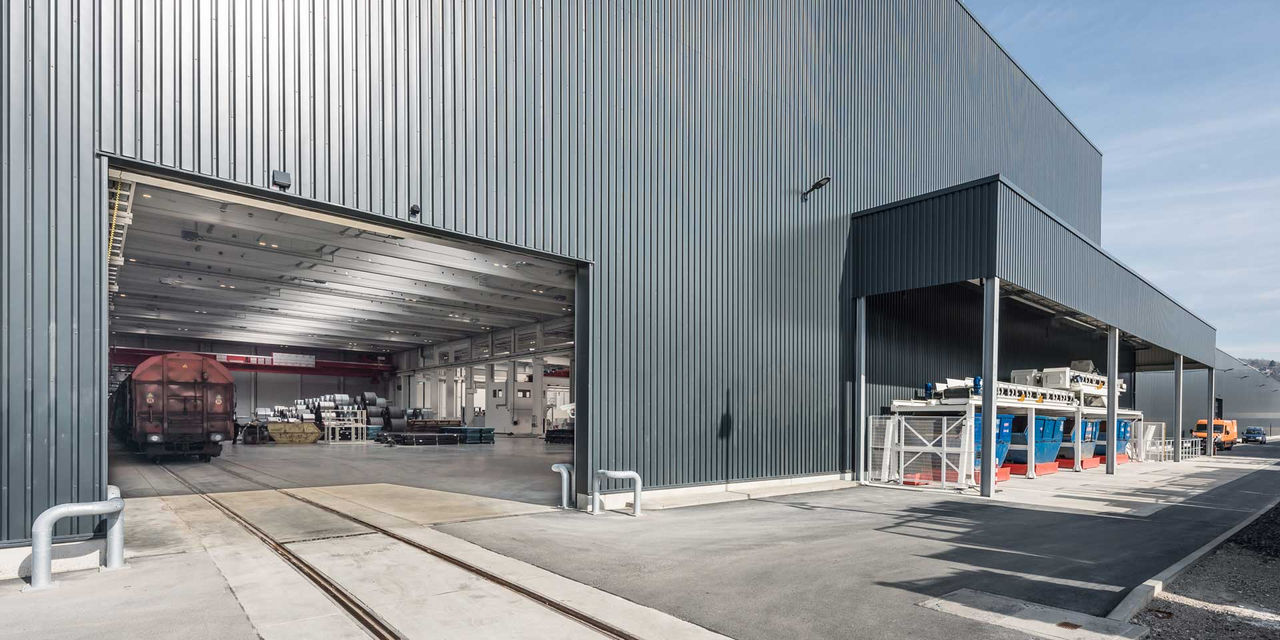 Produktionshalle Stahlo