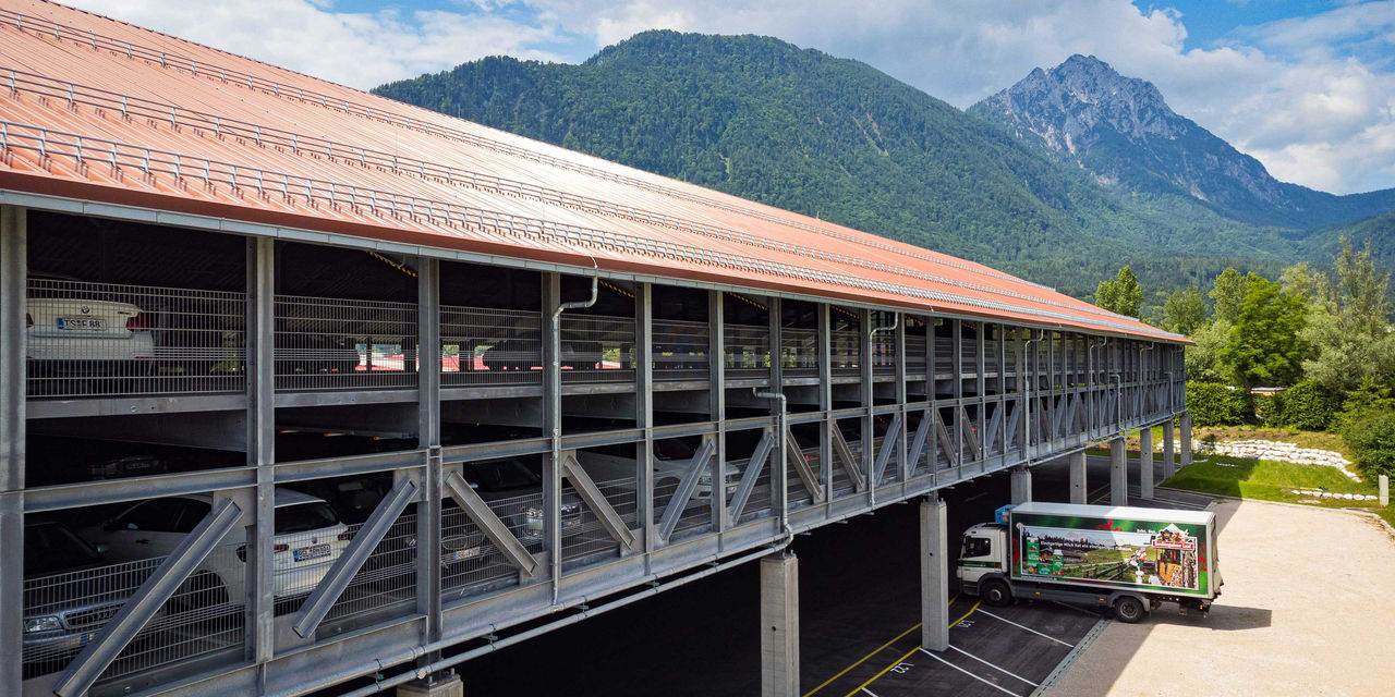 Parkhaus Milchwerke Berchtesgadener Land Chiemgau eG