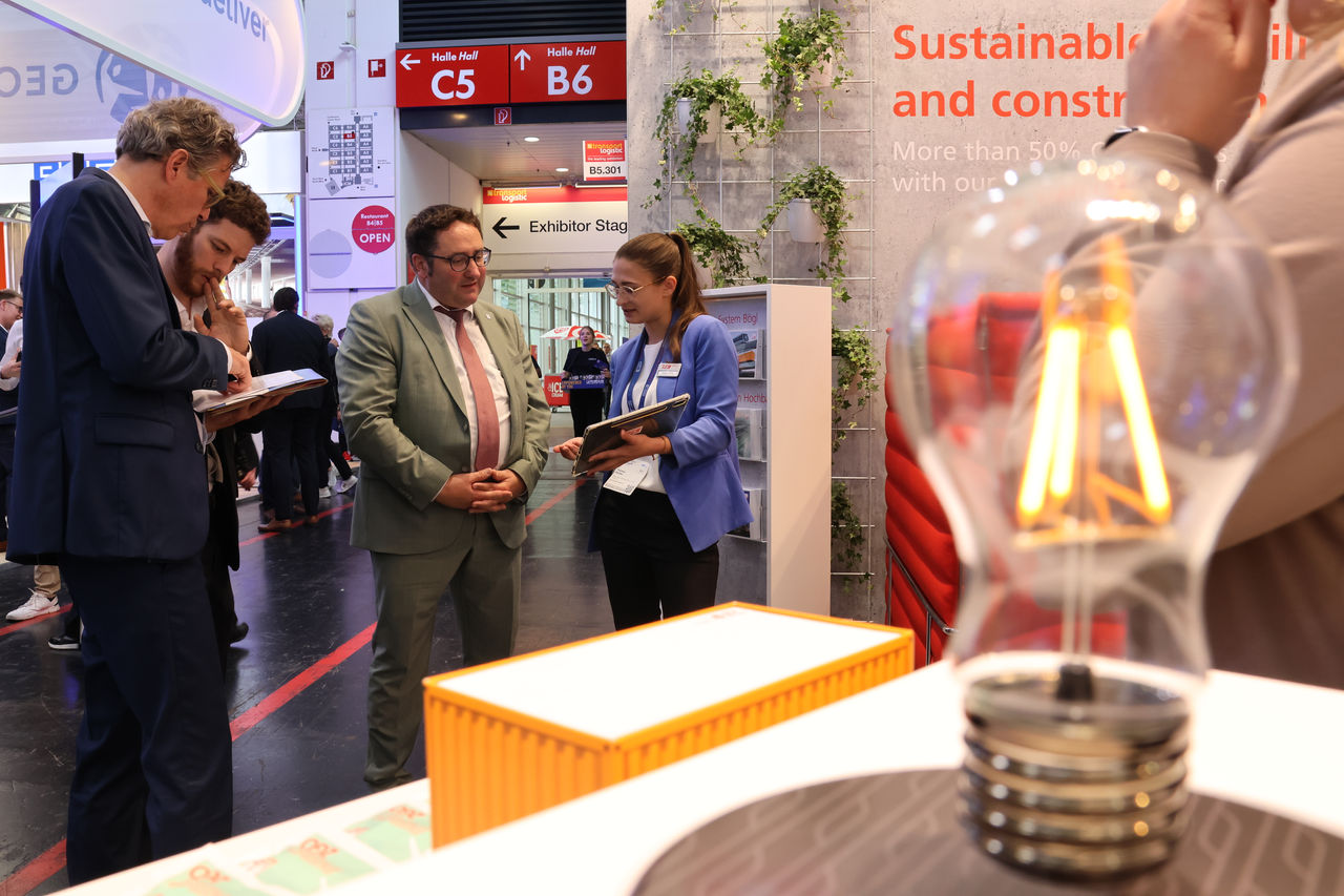 Impressionen vom Messestand Max Bögl