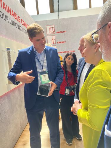 MB präsentiert Umweltbeton