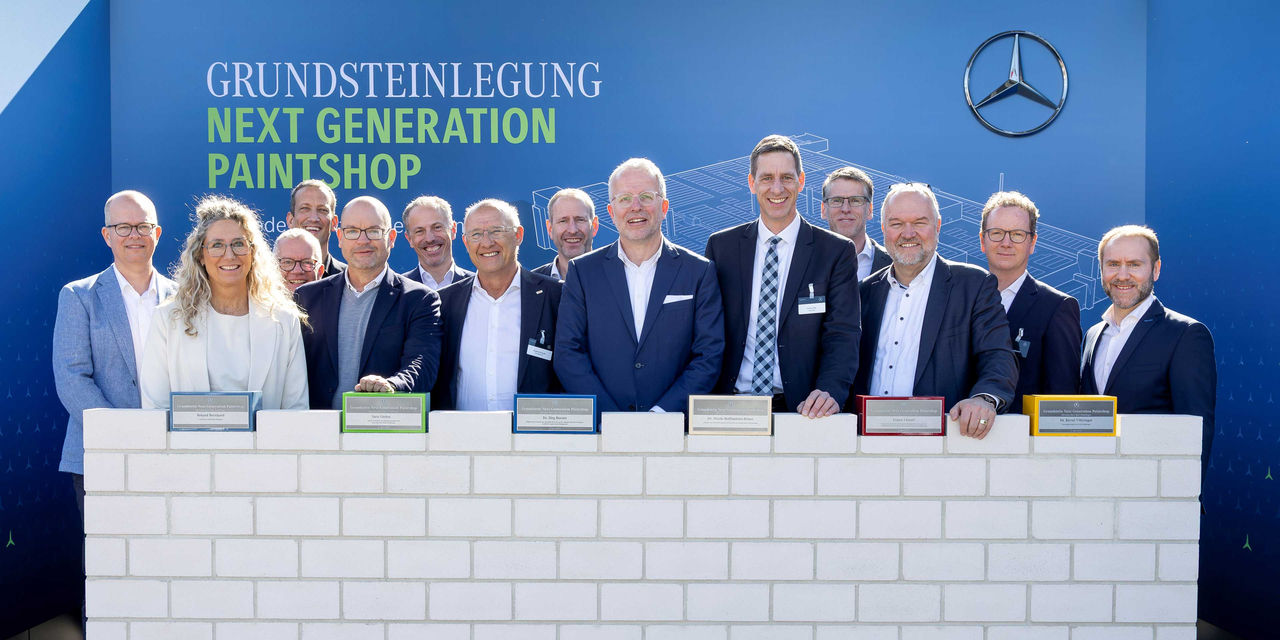 Grundsteinlegung Mercedes-Benz Sindelfingen