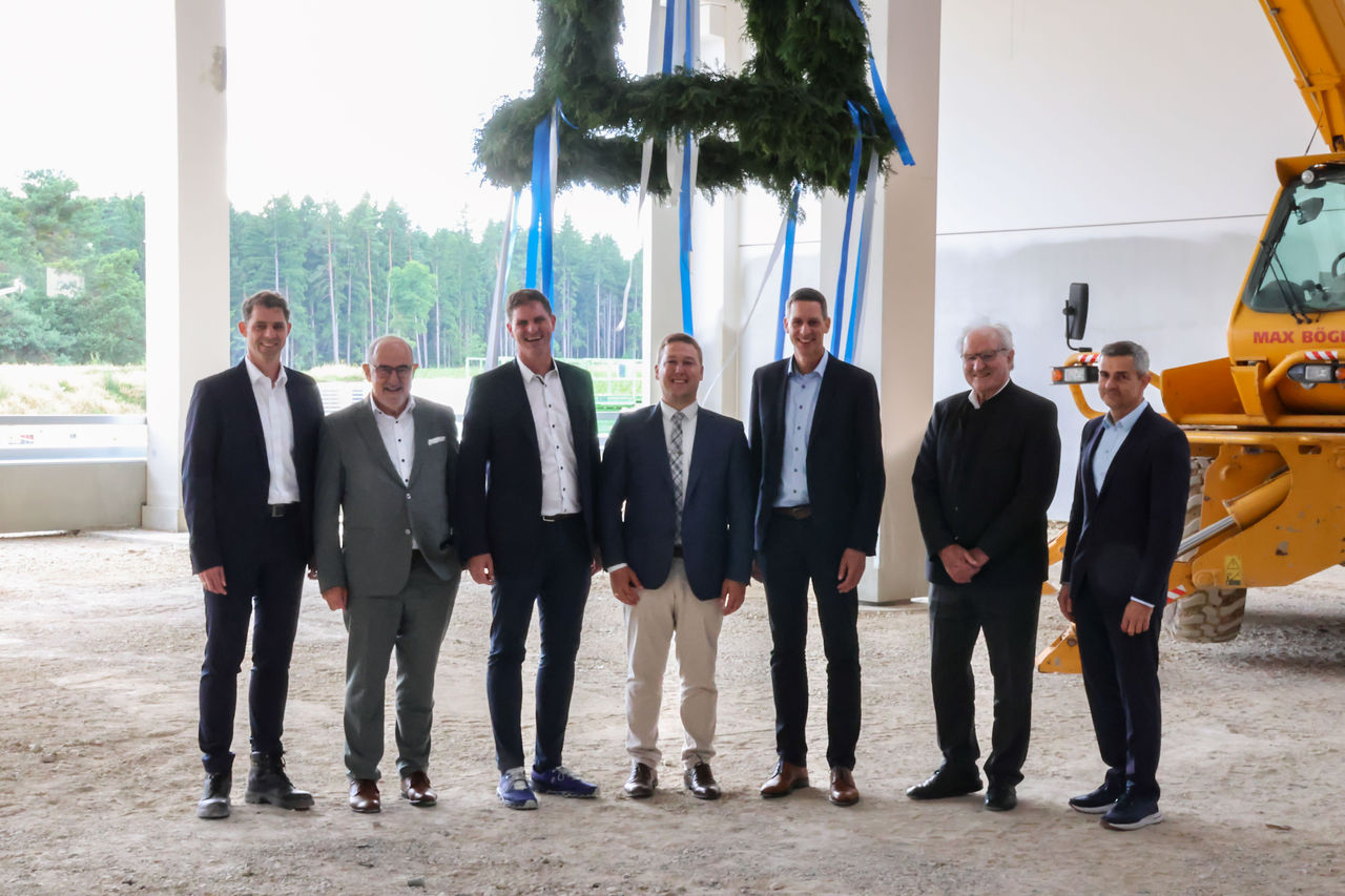 Richtfest bei Max Bögl
