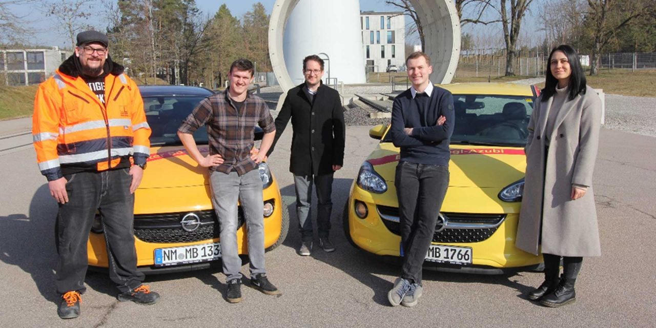 Von links nach rechts: Patrick Kirchner, Jonathan Kopp, Stefan Grad, Felix Pentlehner, Katja Kaiser