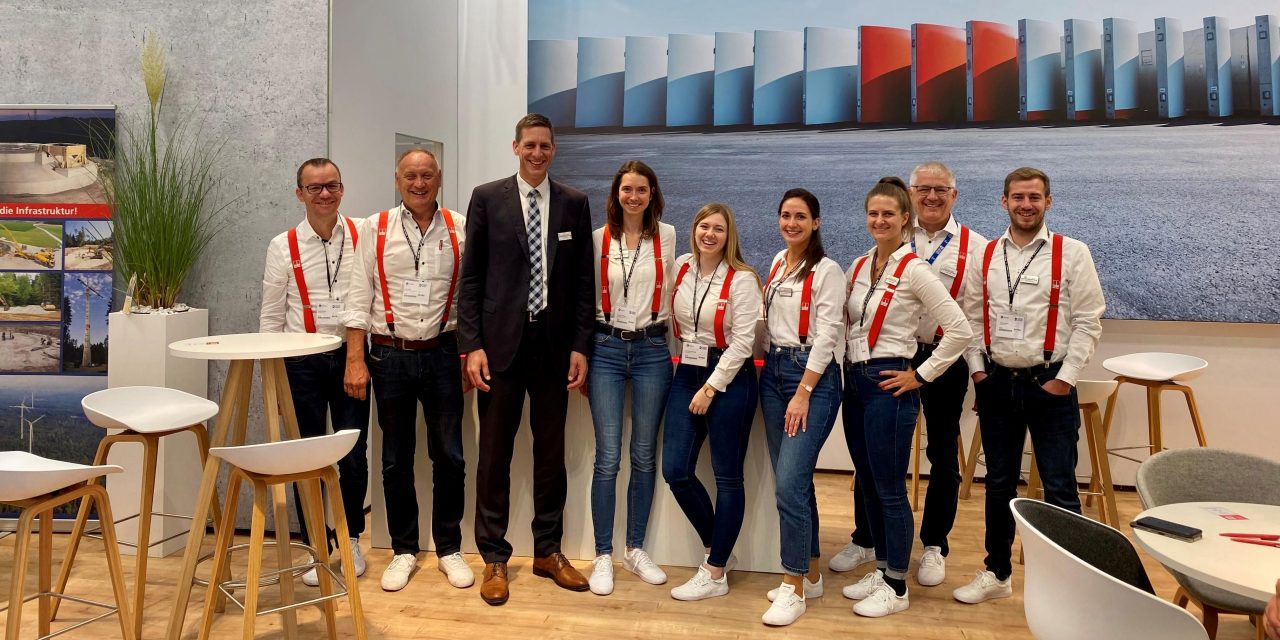 Messestand Hybridturm Bögl 